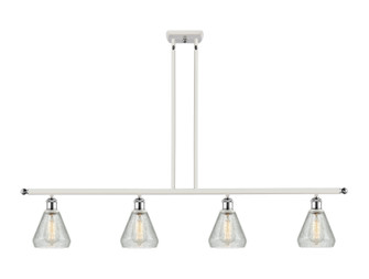 Ballston LED Island Pendant in White Polished Chrome (405|516-4I-WPC-G275-LED)