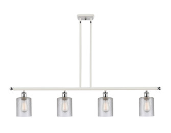 Ballston Four Light Island Pendant in White Polished Chrome (405|516-4I-WPC-G112)