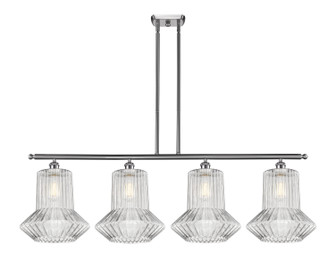 Ballston Four Light Island Pendant in Brushed Satin Nickel (405|516-4I-SN-G212)