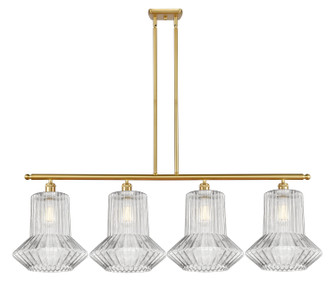 Ballston LED Island Pendant in Satin Gold (405|516-4I-SG-G212-LED)