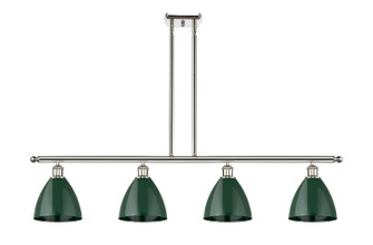 Ballston Four Light Island Pendant in Polished Nickel (405|516-4I-PN-MBD-75-GR)