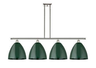 Ballston Four Light Island Pendant in Polished Nickel (405|516-4I-PN-MBD-12-GR)