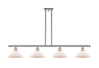Ballston Four Light Island Pendant in Polished Nickel (405|516-4I-PN-G131)