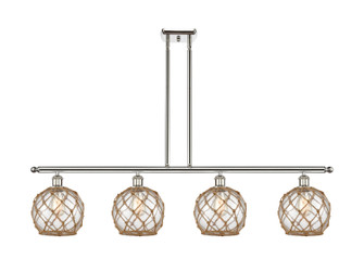 Ballston LED Island Pendant in Polished Nickel (405|516-4I-PN-G122-8RB-LED)