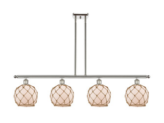 Ballston LED Island Pendant in Polished Nickel (405|516-4I-PN-G121-8RB-LED)