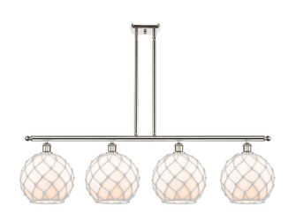 Ballston LED Island Pendant in Polished Nickel (405|516-4I-PN-G121-10RW-LED)