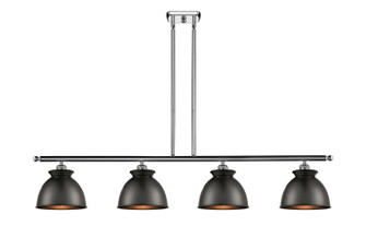 Ballston Four Light Island Pendant in Polished Chrome (405|516-4I-PC-M14-BK)