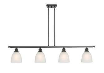 Ballston Four Light Island Pendant in Oil Rubbed Bronze (405|516-4I-OB-G381)