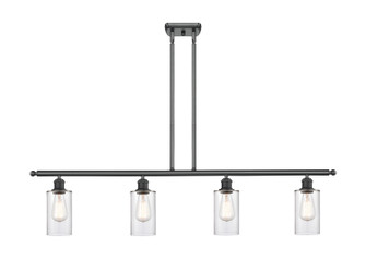 Ballston Four Light Island Pendant in Matte Black (405|516-4I-BK-G802)