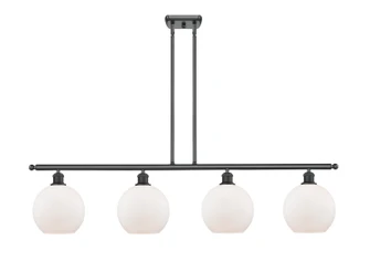 Ballston LED Island Pendant in Matte Black (405|516-4I-BK-G121-8-LED)