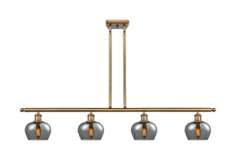 Ballston Four Light Island Pendant in Brushed Brass (405|516-4I-BB-G93)