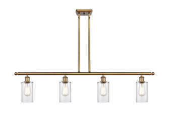 Ballston Four Light Island Pendant in Brushed Brass (405|516-4I-BB-G802)