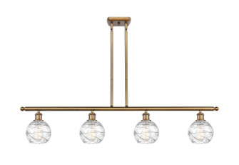 Ballston LED Island Pendant in Brushed Brass (405|516-4I-BB-G1213-6-LED)