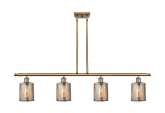 Ballston Four Light Island Pendant in Brushed Brass (405|516-4I-BB-G116)