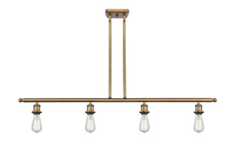 Ballston Four Light Island Pendant in Brushed Brass (405|516-4I-BB)