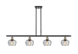 Ballston Four Light Island Pendant in Black Antique Brass (405|516-4I-BAB-G92)
