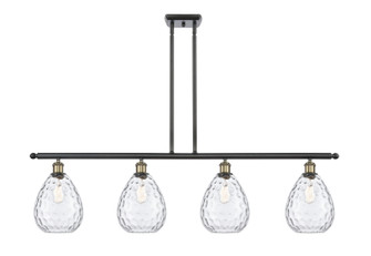 Ballston Four Light Island Pendant in Black Antique Brass (405|516-4I-BAB-G372)