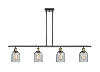 Ballston Four Light Island Pendant in Black Antique Brass (405|516-4I-BAB-G257)