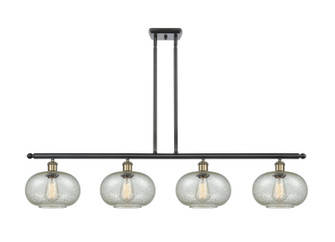 Ballston Four Light Island Pendant in Black Antique Brass (405|516-4I-BAB-G249)