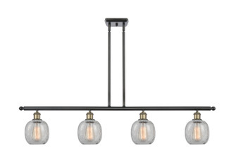 Ballston Four Light Island Pendant in Black Antique Brass (405|516-4I-BAB-G105)