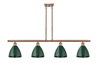 Ballston Four Light Island Pendant in Antique Copper (405|516-4I-AC-MBD-75-GR)