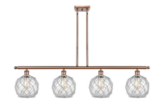 Ballston LED Island Pendant in Antique Copper (405|516-4I-AC-G122-8RW-LED)