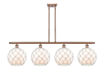 Ballston LED Island Pendant in Antique Copper (405|516-4I-AC-G121-10RW-LED)