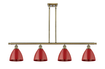Ballston Four Light Island Pendant in Antique Brass (405|516-4I-AB-MBD-75-RD)
