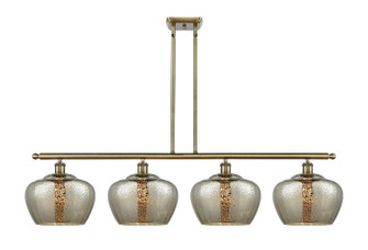 Ballston Four Light Island Pendant in Antique Brass (405|516-4I-AB-G96-L)