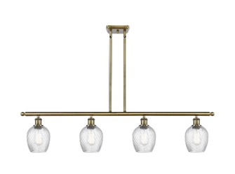 Ballston Four Light Island Pendant in Antique Brass (405|516-4I-AB-G292)
