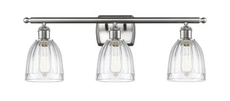 Ballston Three Light Bath Vanity in Brushed Satin Nickel (405|516-3W-SN-G442)