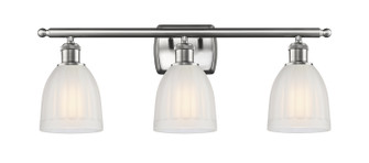 Ballston Three Light Bath Vanity in Brushed Satin Nickel (405|516-3W-SN-G441)