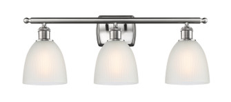 Ballston Three Light Bath Vanity in Brushed Satin Nickel (405|516-3W-SN-G381)