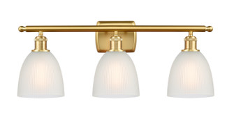 Ballston Three Light Bath Vanity in Satin Gold (405|516-3W-SG-G381)
