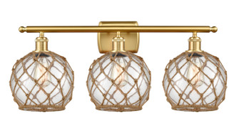 Ballston Three Light Bath Vanity in Satin Gold (405|516-3W-SG-G122-8RB)