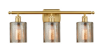 Ballston Three Light Bath Vanity in Satin Gold (405|516-3W-SG-G116)