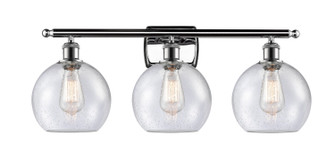 Ballston Three Light Bath Vanity in Polished Chrome (405|516-3W-PC-G124-8)