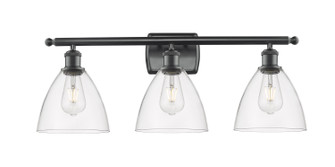 Ballston Three Light Bath Vanity in Matte Black (405|516-3W-BK-GBD-752)