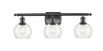 Ballston Three Light Bath Vanity in Matte Black (405|516-3W-BK-G122-6)