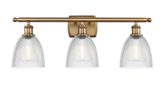 Ballston Three Light Bath Vanity in Brushed Brass (405|516-3W-BB-G382)