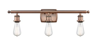 Ballston LED Bath Vanity in Antique Copper (405|516-3W-AC-LED)