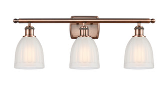 Ballston LED Bath Vanity in Antique Copper (405|516-3W-AC-G441-LED)