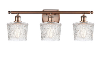 Ballston LED Bath Vanity in Antique Copper (405|516-3W-AC-G402-LED)