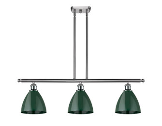 Ballston Three Light Island Pendant in Brushed Satin Nickel (405|516-3I-SN-MBD-75-GR)
