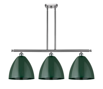 Ballston Three Light Island Pendant in Brushed Satin Nickel (405|516-3I-SN-MBD-12-GR)