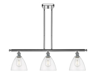 Ballston Three Light Island Pendant in Brushed Satin Nickel (405|516-3I-SN-GBD-752)