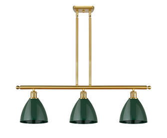 Ballston Three Light Island Pendant in Satin Gold (405|516-3I-SG-MBD-75-GR)