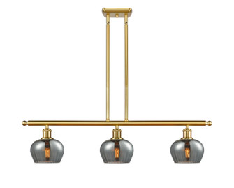 Ballston Three Light Island Pendant in Satin Gold (405|516-3I-SG-G93)
