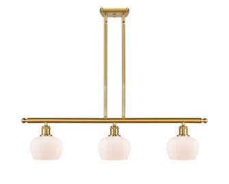 Ballston Three Light Island Pendant in Satin Gold (405|516-3I-SG-G91)