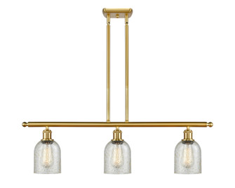 Ballston Three Light Island Pendant in Satin Gold (405|516-3I-SG-G259)
